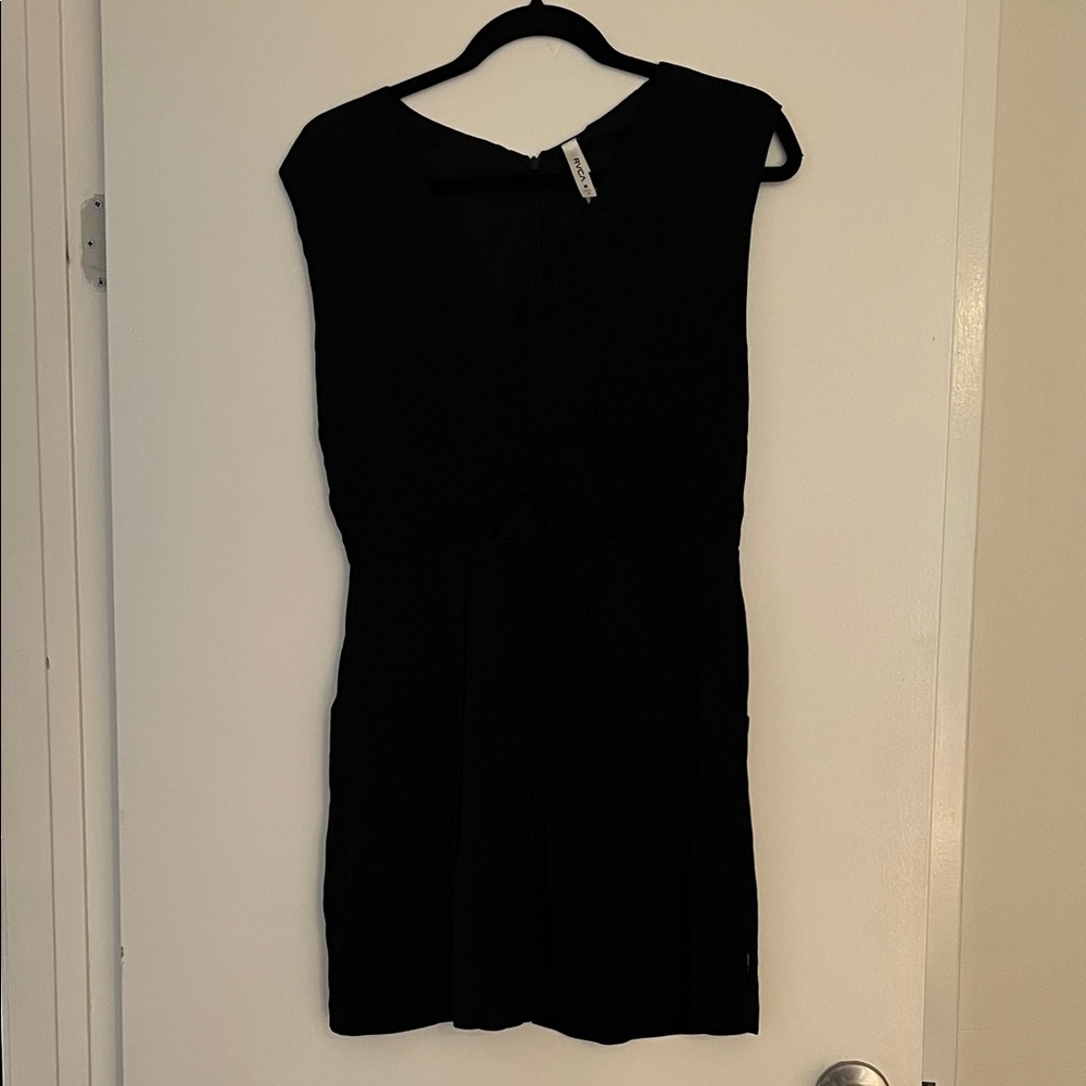 RVCA Elegant Black Mini Dress